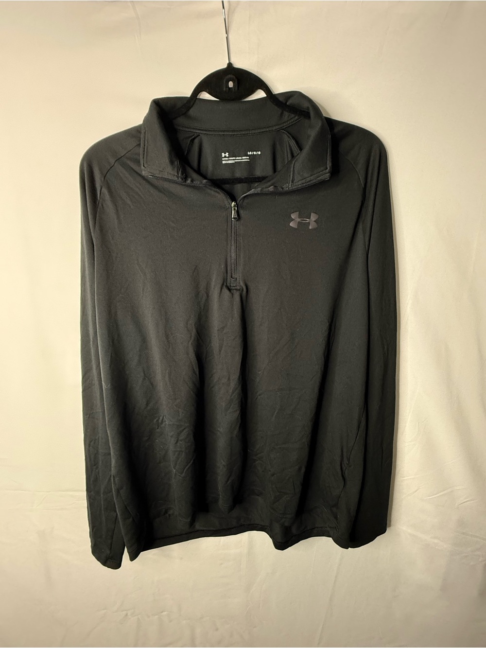 Under Armour Black Men's Quarter-Zip Performance Pullover